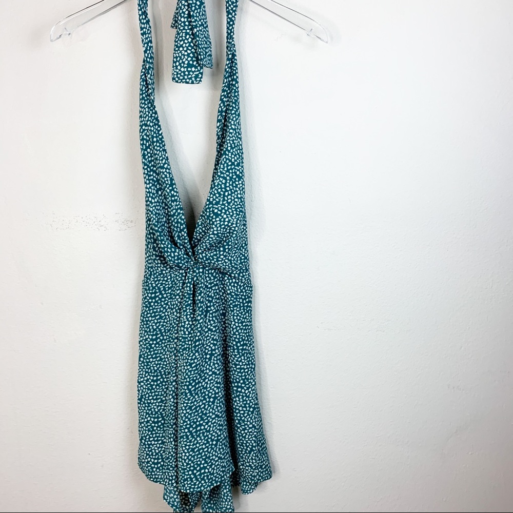 Audrey 3+1 Halter Short Romper